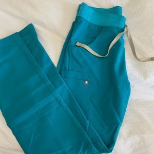FIGS Kade scrub pants in Teal